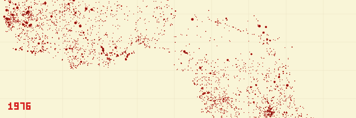 Ontario fires, 1976–2022
