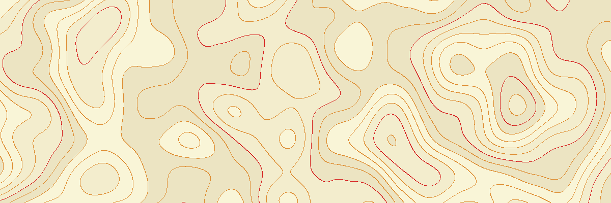 Topographic contours