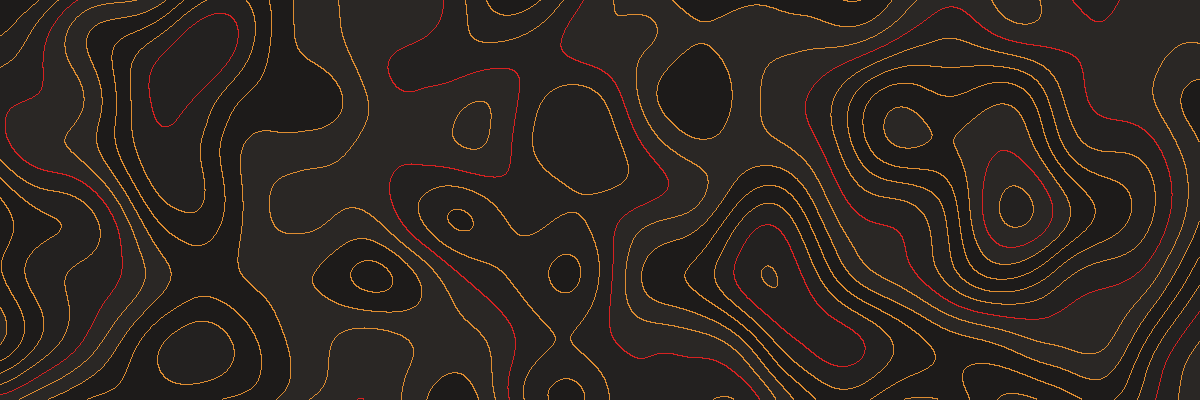 Topographic contours